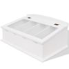 Cutlery Tray MDF White Baroque Style