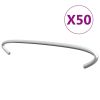 Gabion Hooks 50 pcs Galvanized Steel 5.9"