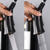 Dual Function Sprayhead Single Handle Pull Down Kitchen Faucet Oil Rubbed Bronze