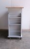 Tullarick Kitchen Cart; Natural & Gray YF