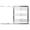 3-Tier Pull-out Kitchen Wire Basket Silver 18.5"x5.9"x22"