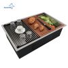 Factory Directly 30 inch or 32 inch  Multi-functional OEM Handmade SUS 304 Stainless Steel Undermount Kitchen Sink Workstation