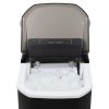 Portable Ice Maker Machine for Countertop, Ice Cubes Ready in 6 Mins, Make15 kg Ice in 24 Hrs with LED Display Perfect for Parties Mixed Drinks, Elect