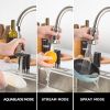 Aquacubic Pull-Out Kitchen Faucet Sprayer Head Replacement;  3 Function Kitchen Tap Hose Spray Spout; Pull Down Kitchen Sink Spray Nozzle