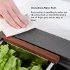 Aqucubic Gunmetal black handmade 16 Gauge 304 Stainless Steel Top Mount Single Bowl Kitchen Sink with ledge