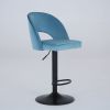 Modern Bar Stool, 25.98" Counter Height Suede Bar Stool, Counter Height Stool for Home Kitchen and Bar, Comfort Bar Stool Dining Chair