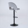 Modern Bar Stool, 25.98" Counter Height Suede Bar Stool, Counter Height Stool for Home Kitchen and Bar, Comfort Bar Stool Dining Chair
