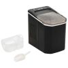 Portable Ice Maker Machine for Countertop, Ice Cubes Ready in 6 Mins, Make15 kg Ice in 24 Hrs with LED Display Perfect for Parties Mixed Drinks, Elect