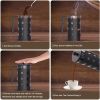 Mini French Press for 12/34oz Small French Press Coffee Maker with 4 Level Filtration System Borosilicate Glass Durable Stainless Steel Thickened Heat