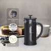 RAINBEAN Mini French Press 12 oz, Small French Press Coffee Maker 350 ml, Heat Cold Coffee Brewer Camping Coffee Press, Individual One Single Cup Fren