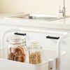 3-Tier Home Kitchen Storage Utility cart Metal&ABS